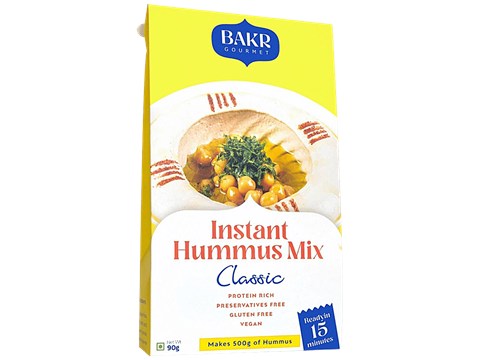 Bakr Gourmet Instant Hummus Mix 3 in1 - Classic, Ready In 15 Minutes, 210 g