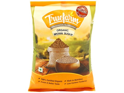 Truefarm Organic Brown Sugar, 500 g