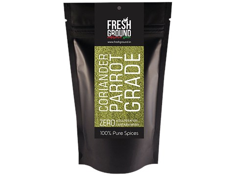 Fresh Ground Coriander Powder, Parrot Grade, 100 g