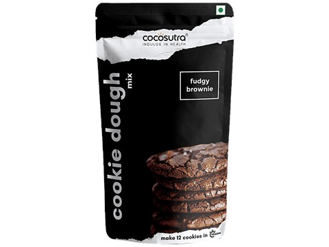 Cocosutra Cookie Dough Mix - Fudgy Brownie, 220 g
