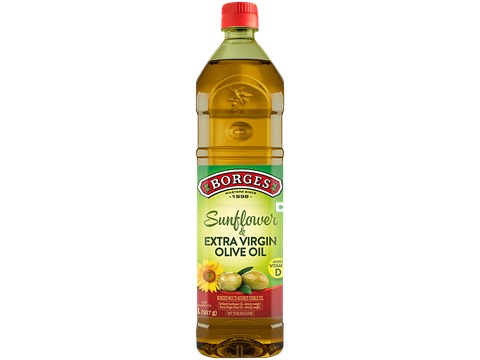 Borges Sunflower & Extra Virgin Olive Oil, 1 L