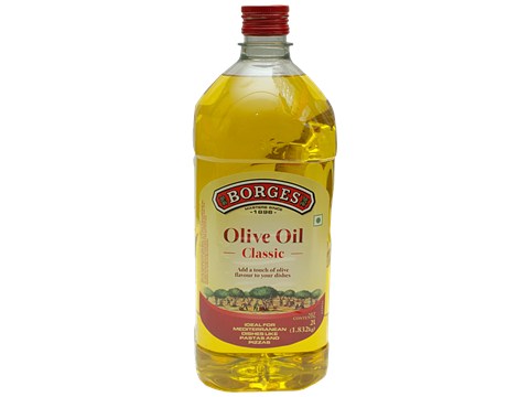 Borges Pure Olive Oil - Classic, Ideal For Indian Cooking, 2 L