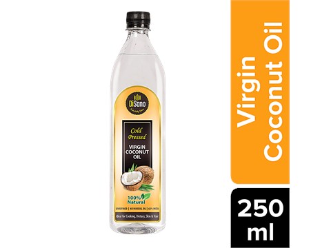 Disano Cold Pressed Virgin Coconut Oil, 250 ml