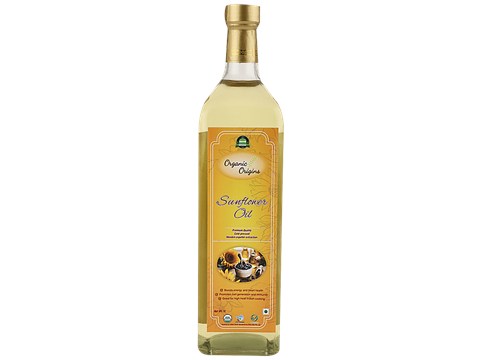 ORGANIC ORIGINS Cold Pressed Oil - Sunflower, 1 L
