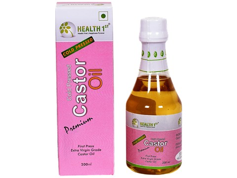 Health 1st Castor Oil - Cold Pressed, 200 ml