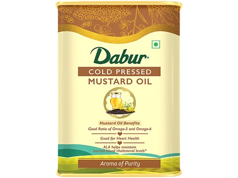 Dabur Cold Pressed Mustard Oil, 3 L