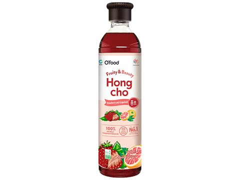 O'Food Hong Cho Strawberry & Grapefruit Drinking Vinegar, 900 ml