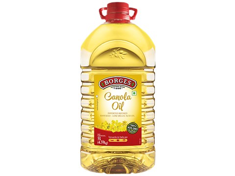 Borges Canola Oil, 5 L