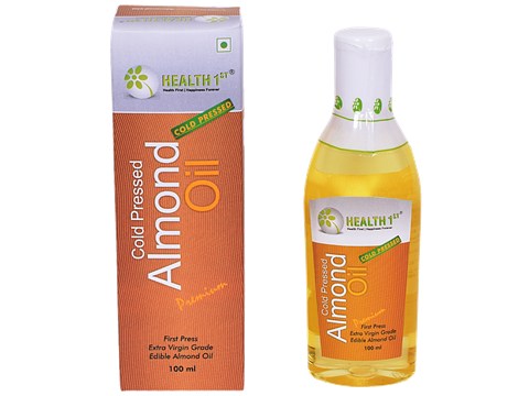 Health 1st Almond Oil - Cold Pressed, 100 ml