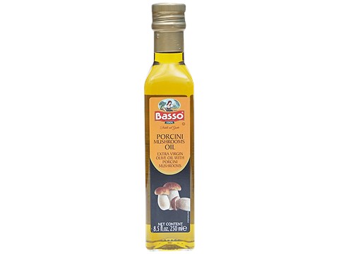 Basso Extra Virgin Olive Oil - With Porcini Mushrooms, No Artificial Flavours, 250 ml