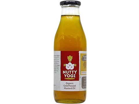 Nutty Yogi Organic Cold Pressed - Mustard Oil, 500 ml
