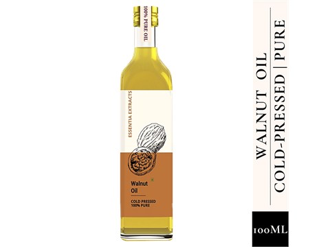 Essentia Extracts Walnut Oil - Pure, Cold Pressed, 100 ml