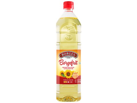 Borges Borgefrit High-Mufa-Oleic Sunflower Oil, 1 L