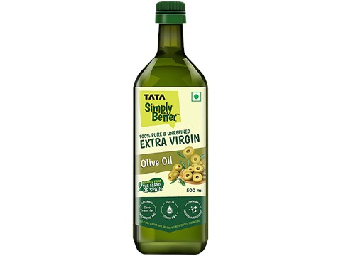 Tata Simply Better Extra Virgin Olive Oil, 500 ml