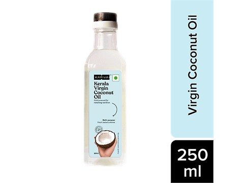 Kapiva Kerala Virgin Coconut Oil - Cold Pressed, 250 ml