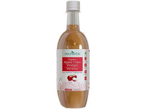 Neuherbs Organic Apple Cider Vinegar With Mother - Raw, Unfiltered, Unpasteurised, 500 ml