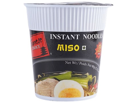 Japanese Choice Instant Noodles - Miso, Ready In 3 Minutes, 60 g