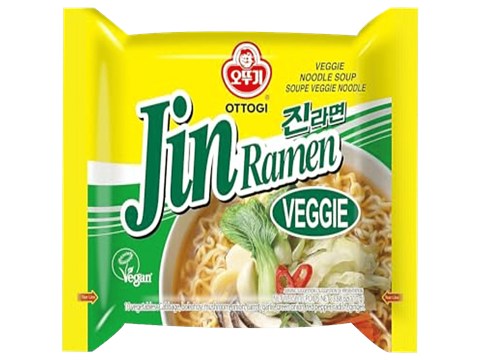 Ottogi Jin Ramen Veggie Noodle Soup, 110 g