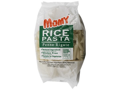 Mamy Rice Pasta - Penne Rigate, 500 g