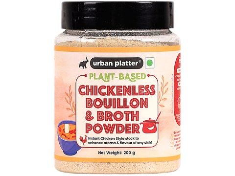 Urban Platter Plant Based Chicken-Less Bouillon & Broth Powder, 200 g