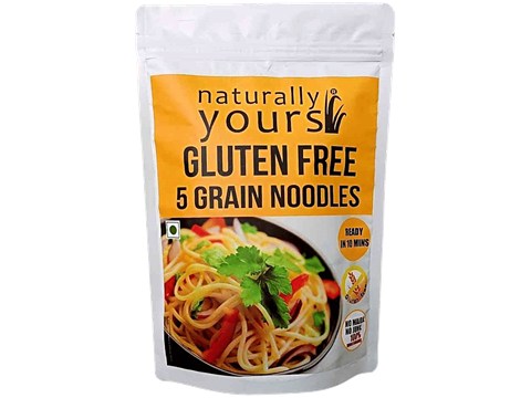 Naturally Yours Gluten Free 5 Grain Noodles - No Maida, No Junk, Super Healthy, With High Nutritional Values, 100 g