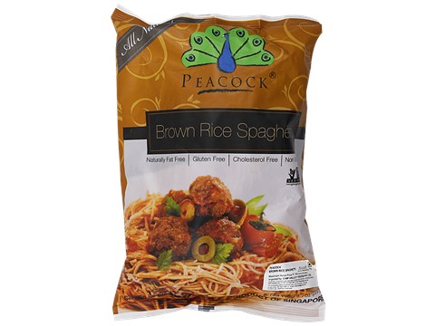 PEACOCK Rice Spaghetti - Brown Rice, 200 g