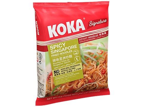Koka Instant Noodles - Spicy Singapore Fried, 85 g