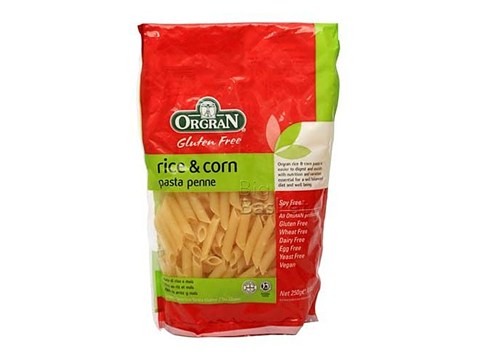 Orgran Gluten Free - Rice & Corn Pasta Penne, 250 g