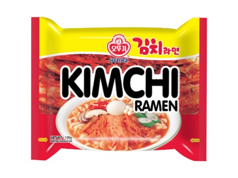 Ottogi Kimchi Ramen Noodles, 120 g