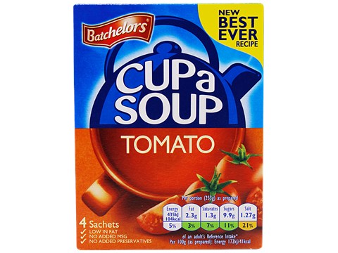 Batchelors Cup A Soup - Tomato, Imported, 93 g