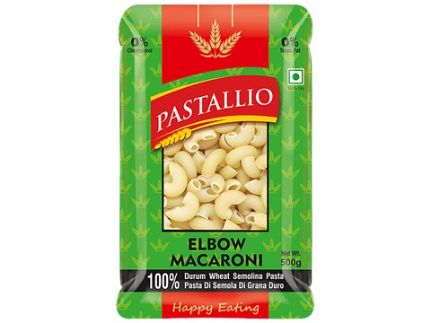 Pastallio Durum Wheat Pasta - Elbow Macaroni, 500 g