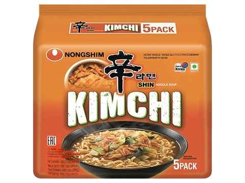 NONGSHIM Kimchi Ramyun 5-In-1 Noodles, 600 g