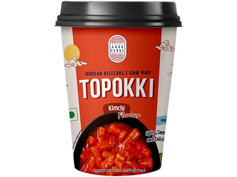Good Seoul Topokki Kimchi Flavour Korean Rice Cake, 113 g