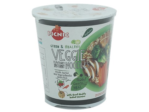 Picnic Instant Noodles - Green & Healthy Veggie Flavour, 60 g