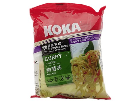 Koka Instant Noodles Steam & Baked Curry Flavor, 85 g