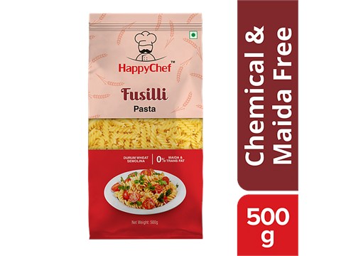 HappyChef Durum Wheat Pasta - Fusilli, 500 g