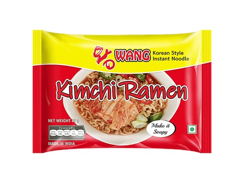 Wang Ramen Korean Style Instant Noodles- Kimchi Ramen, 80 g