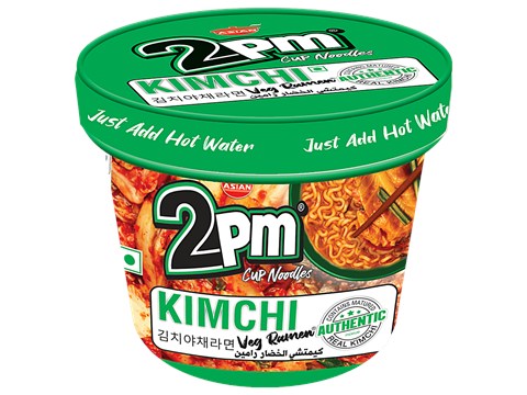 2PM Noodles Kimchi Veg Ramen Cup Noodles, 70 g