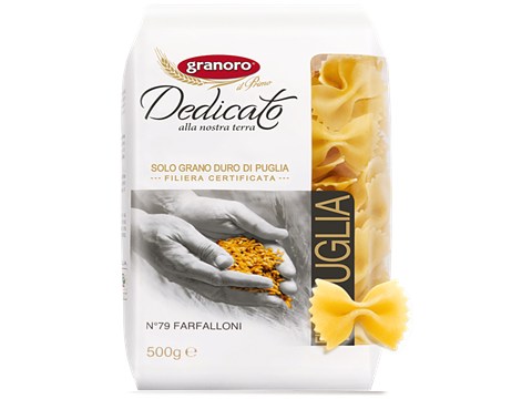 Granoro Durum Wheat Pasta - N.79 Farfalloni, 500 g
