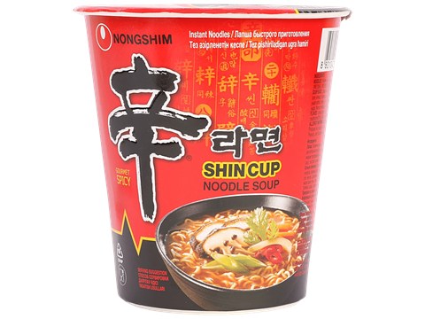 NONGSHIM Shin Red Super Spicy Cup Noodles, 68 g