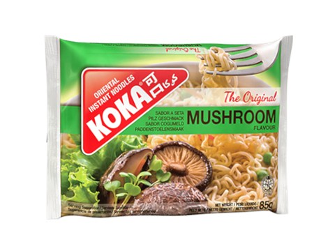 Koka Oriental Instant Noodles - The Original Mushroom Flavour, 85 g