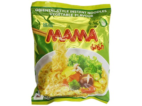 MAMA Oriental Style Instant Noodles - Vegetable Flavour, 60 g