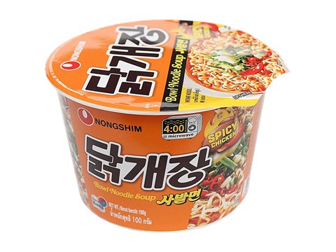 NONGSHIM Bowl Noodle - Chicken, Spicy, 100 g