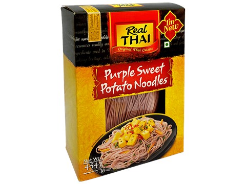 REAL THAI Purple Sweet Potato Noodles, 454 g