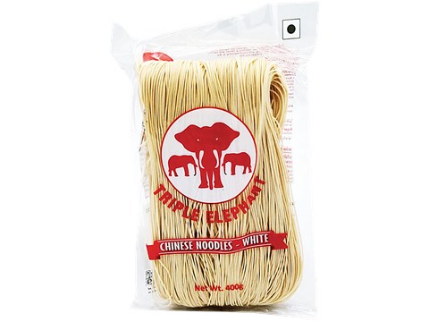 Triple Elephant Chinese Noodles - White, 400 g
