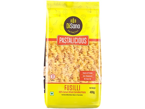 Disano Fusilli Pasta - Durum Wheat, 400 g