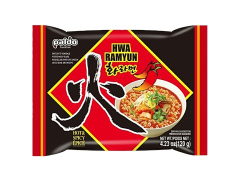 Paldo Hwa Ramyun Spicy Korean Noodles, 120 g