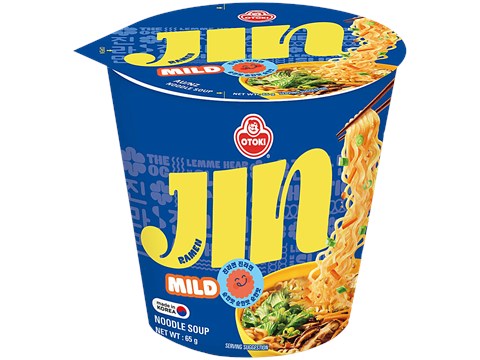 Ottogi Jin Ramen Mild Cup Noodle  - Korean Style Instant, 65 g