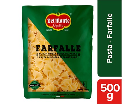 Del Monte Durum Wheat Pasta - Farfalle, 500 g