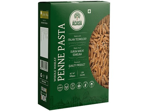 Little Italy  Acasa Whole Wheat Pasta - Penne, 500 g